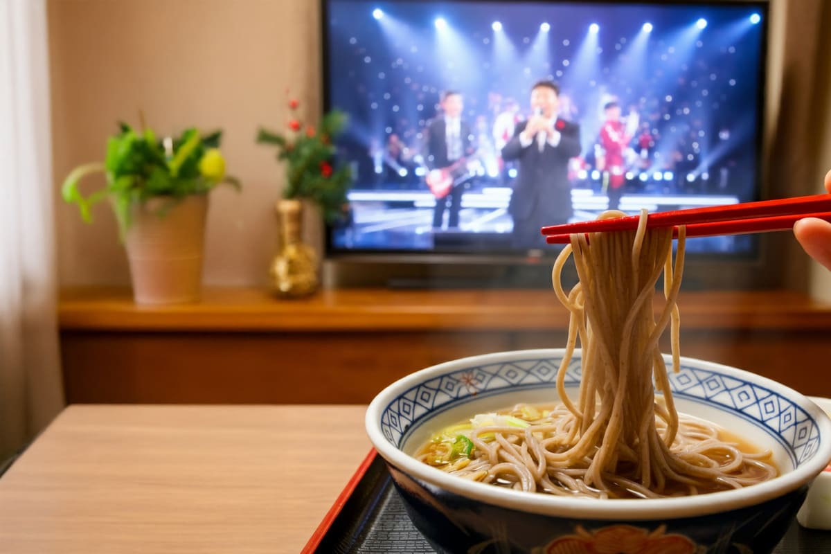 年越しそばと年末のTV番組