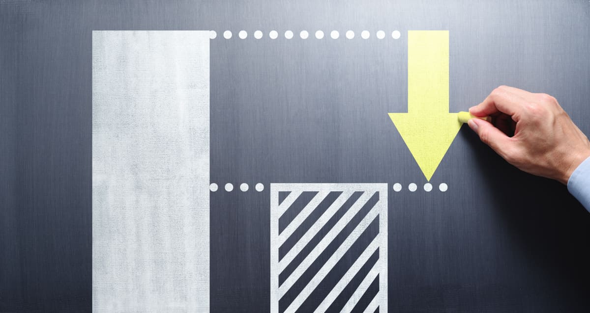 コストカットの図