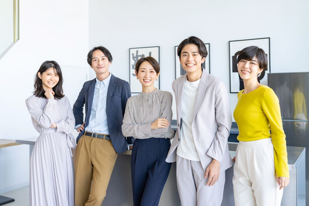 笑顔のスタッフたち