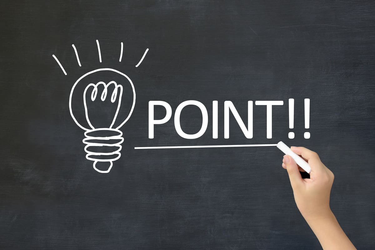 豆電球とポイント