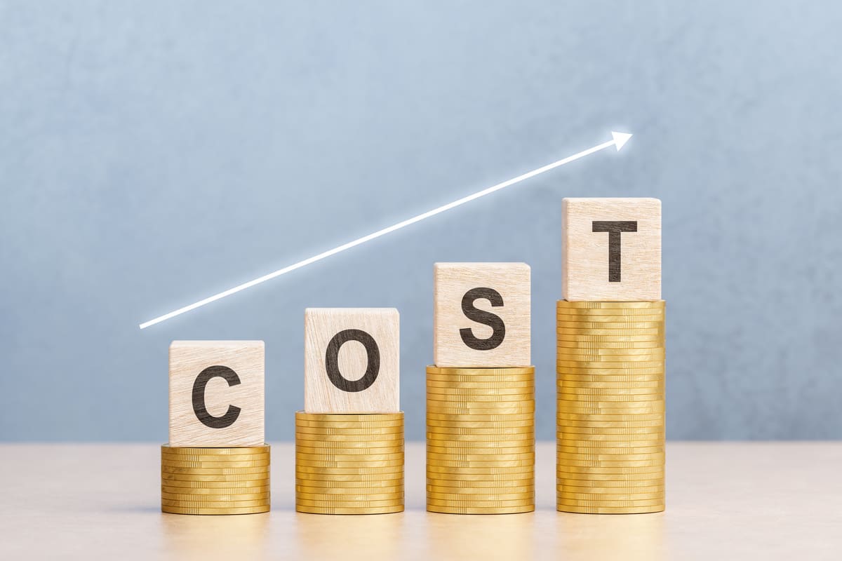 コインの上にCOST