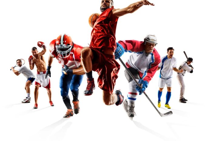 バスケットボールやアメフトの選手