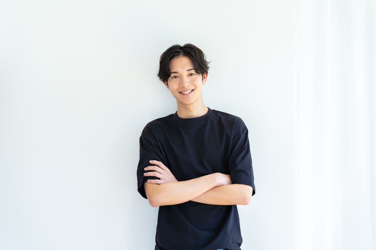 若い男性のポートレート