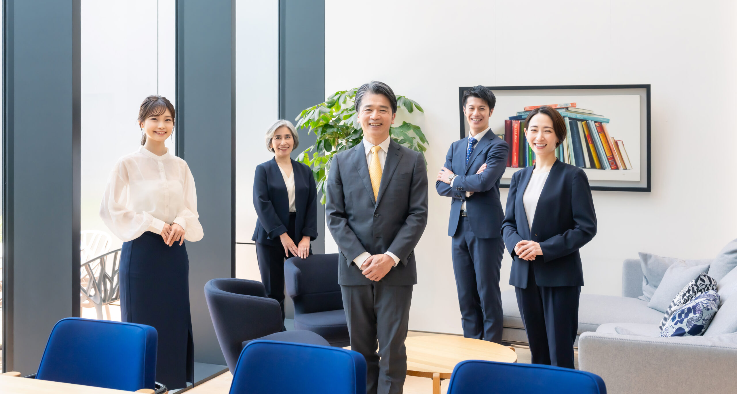 笑顔の社員たち
